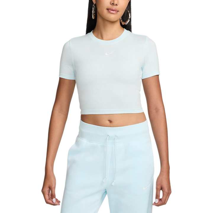 Nike Nike Sportswear Essentials T Shirt Women's Glacier Blue/White