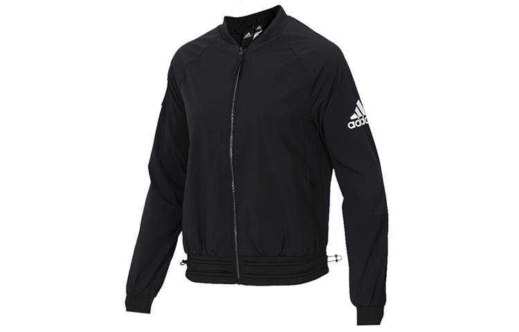Adidas Adidas Jackets Women's Black Baseball Collar Moderate Other