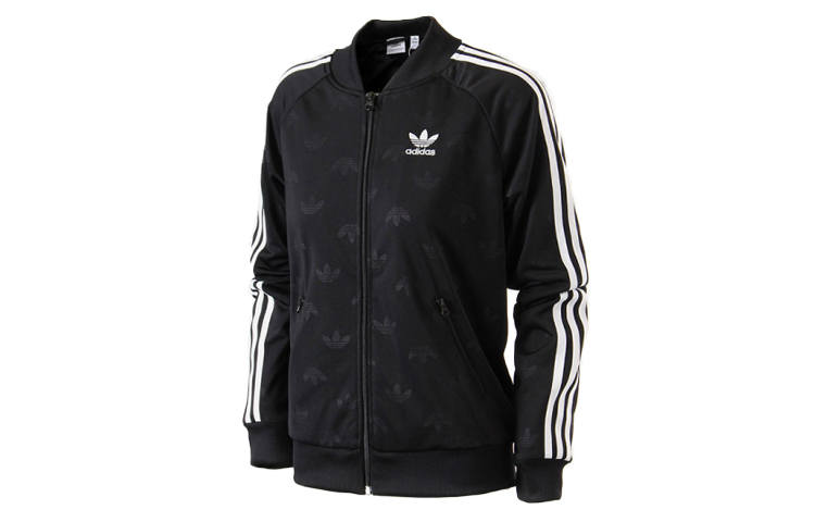 Adidas Originals SST Jackets Women's Black Baseball Collar Moderate