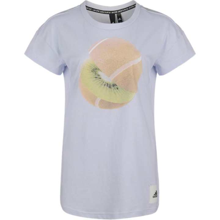 Adidas Adidas T Shirts Women's Blue Crew Neck Moderate