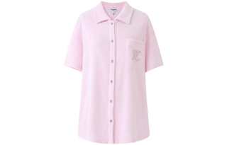 Juicy Couture Shirts Women's Pink Lapel Moderate Other