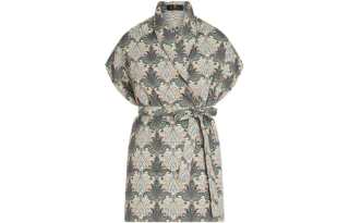 ETRO Printed Padded Scarf Jackets & Coats Women's Black