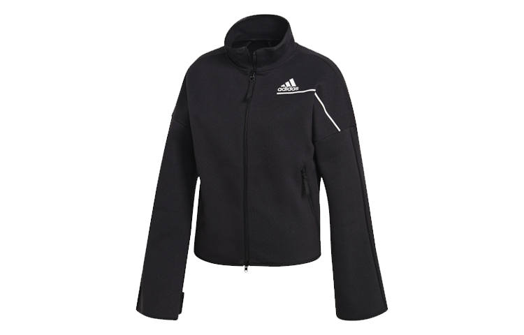 Adidas Adidas Jackets Women's Black Stand Collar Moderate Other