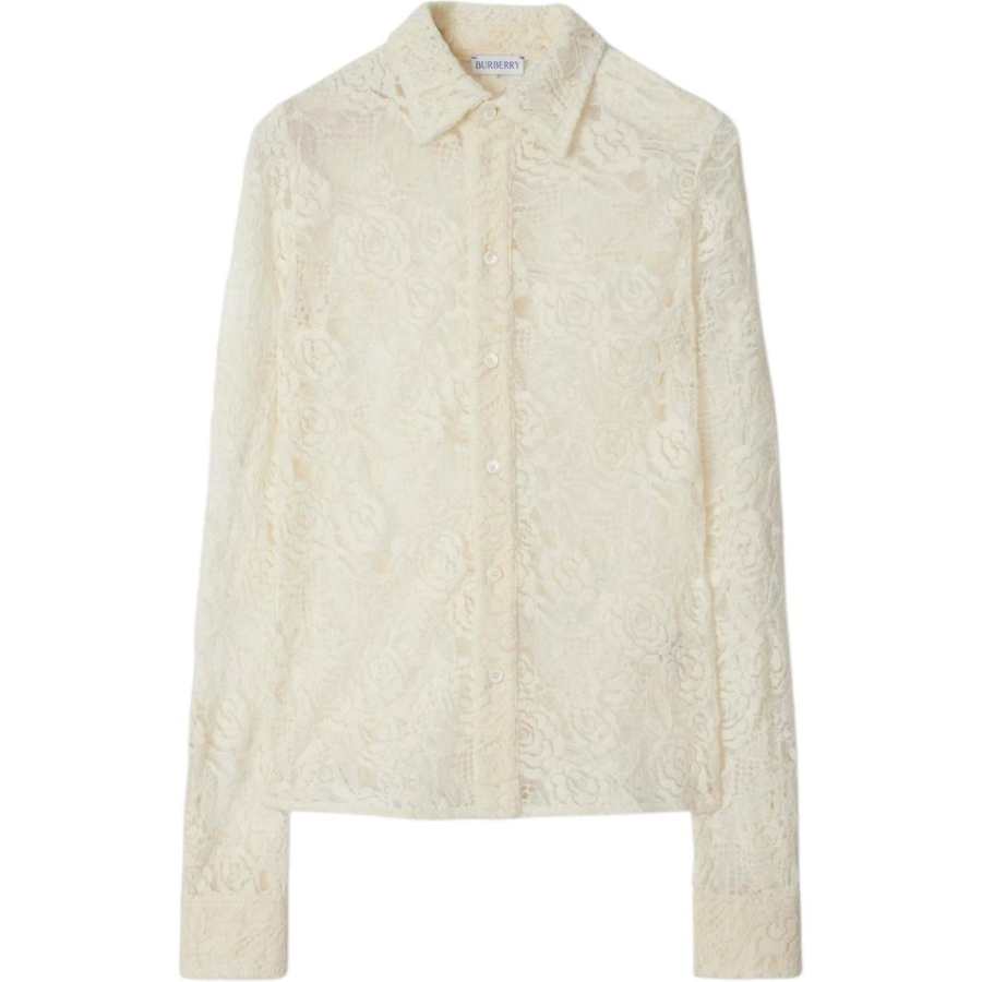 Burberry Shirt Women's Ivory White