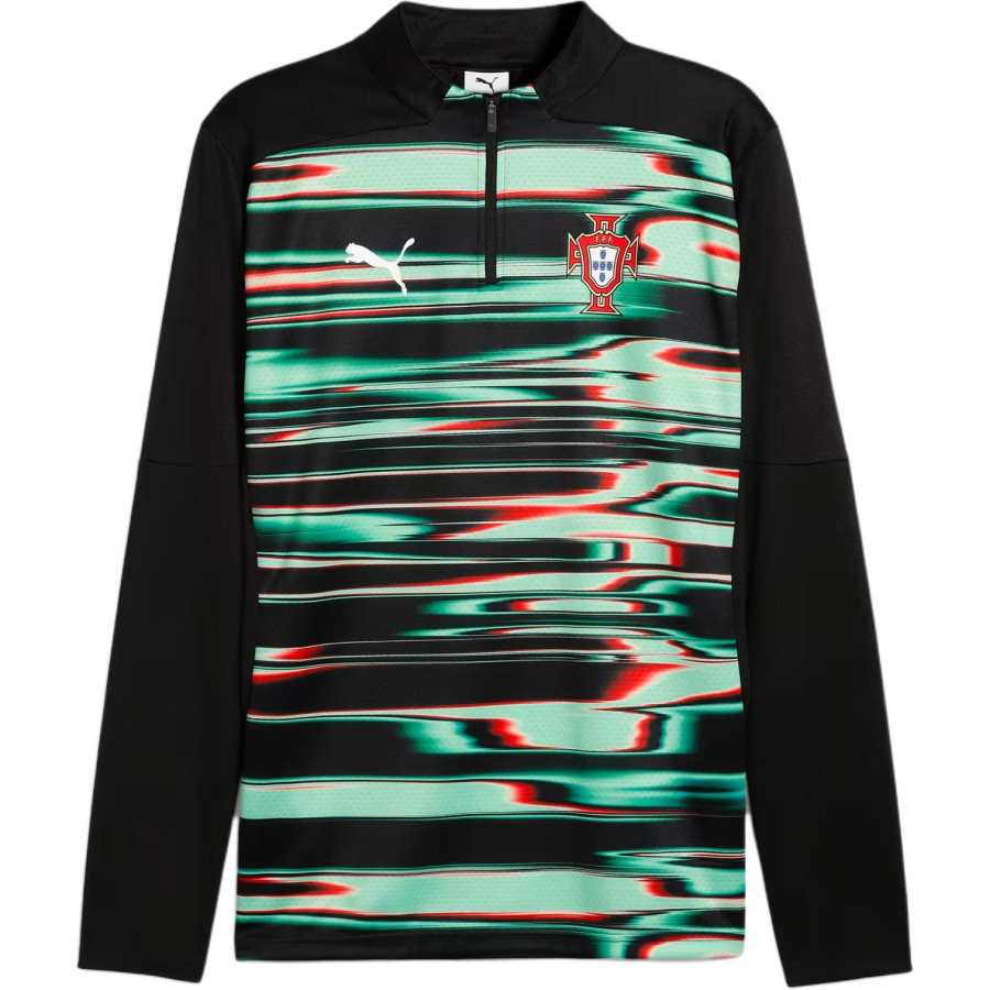 PUMA Portugal National Team Soccer Jersey Men's Black/Green