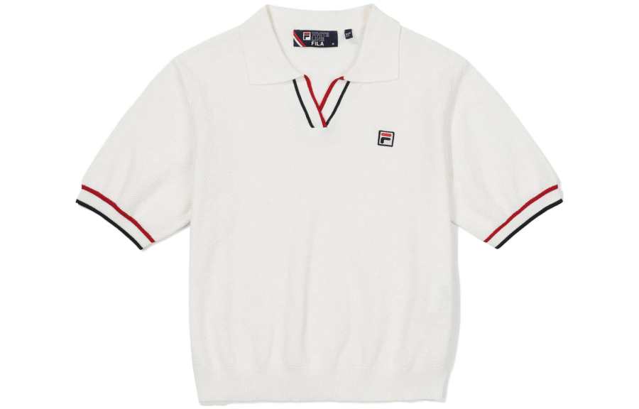 FILA Polo Shirts Women's White Moderate