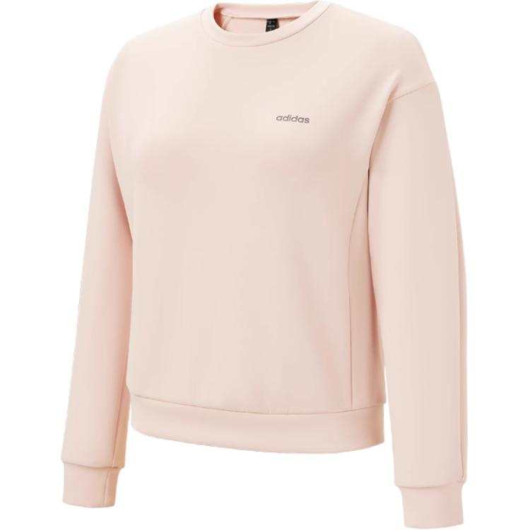 Adidas Adidas Sweatshirts Women's Pink Crew Neck Moderate Regular