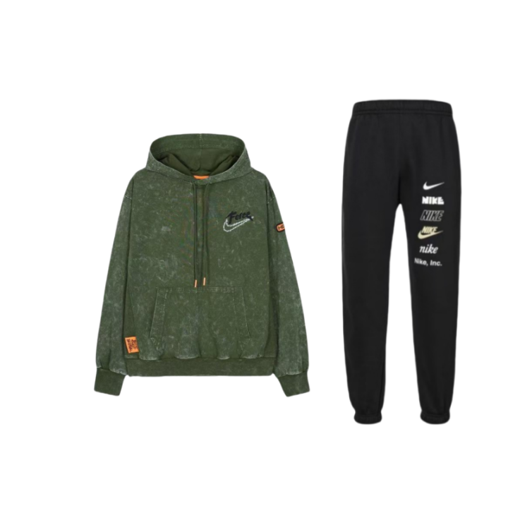 Nike Nike Sweatshirt Sets Unisex Hooded Moderate