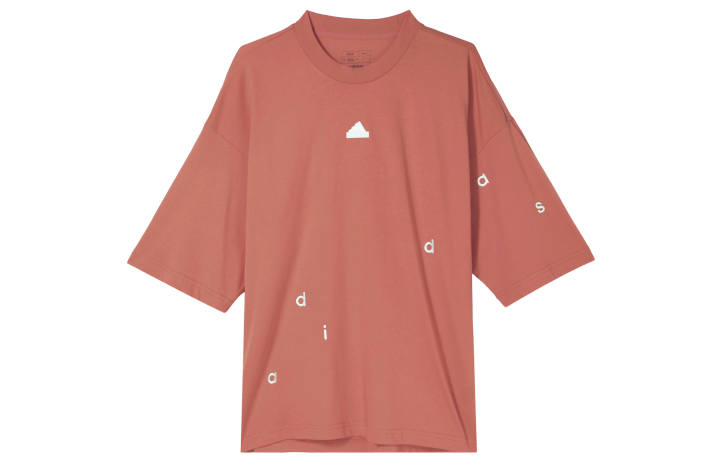 Adidas Adidas Drop Shoulder Sleeve T Shirt Women's Light Red