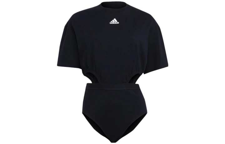 Adidas Adidas Bodysuits Women's Black Crew Neck Straight Fit