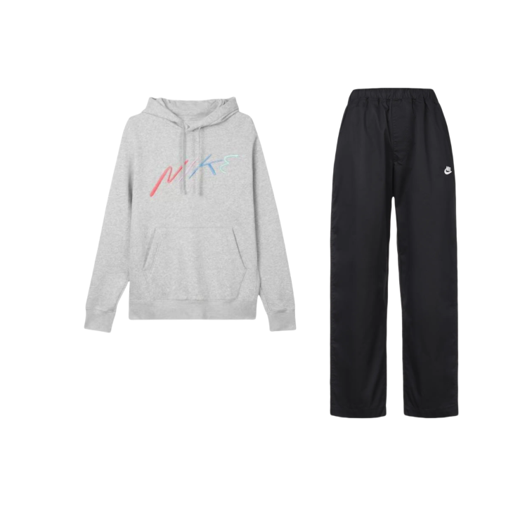 Nike Nike Sweatshirt Sets Unisex Hooded Moderate