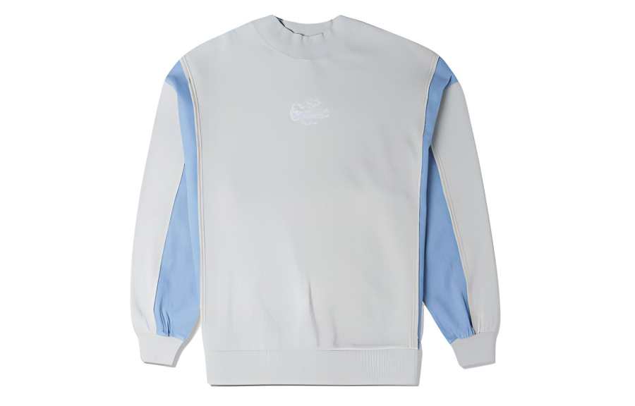 Converse Converse Sweatshirts Women's Light Blue Crew Neck Moderate Regular