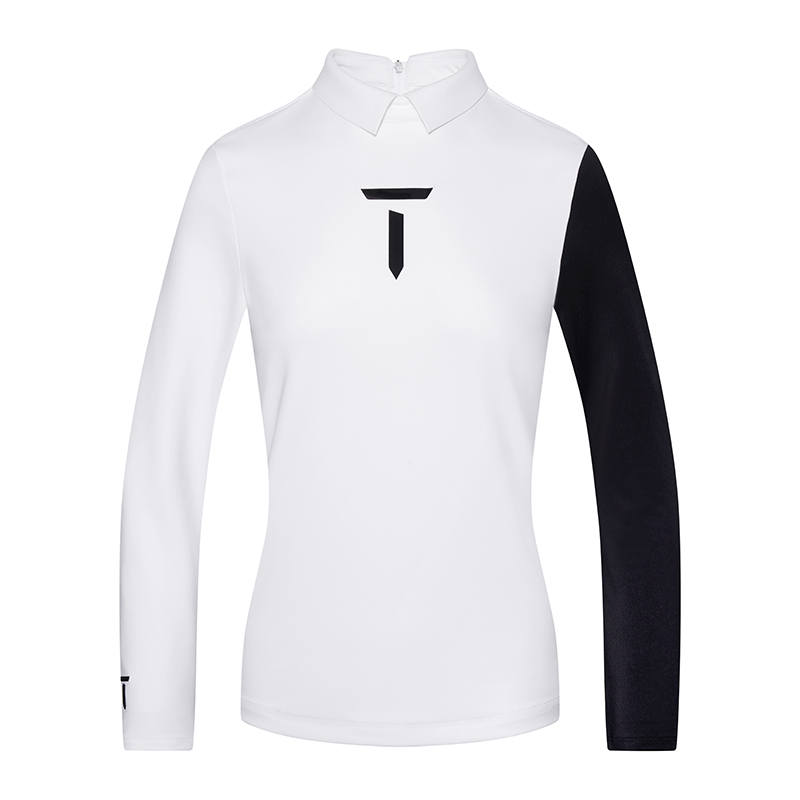 EUROPEAN TOUR T Shirts Women's Polo Collar Moderate Straight Fit