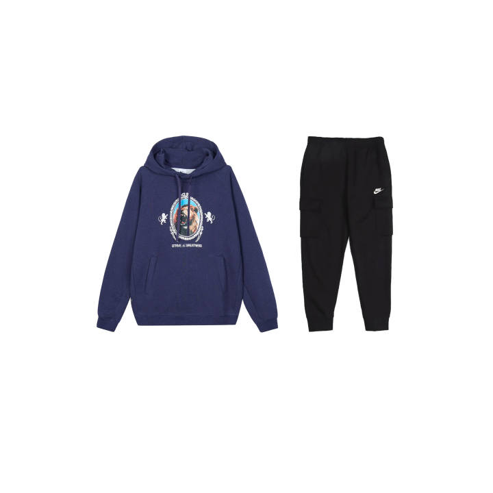 Nike Nike Sweatshirt Sets Men's Hooded Thickened