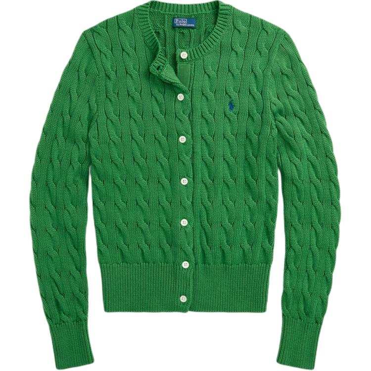 Polo Ralph Lauren SS24 Knitwear Slim Fit Women's Green