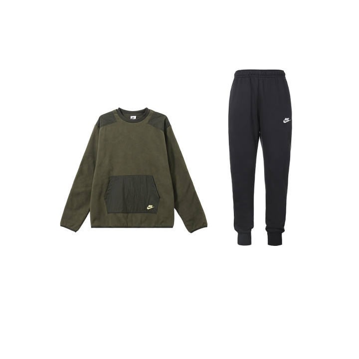 Nike Nike Sweatshirt Sets Men's Crew Neck Thickened