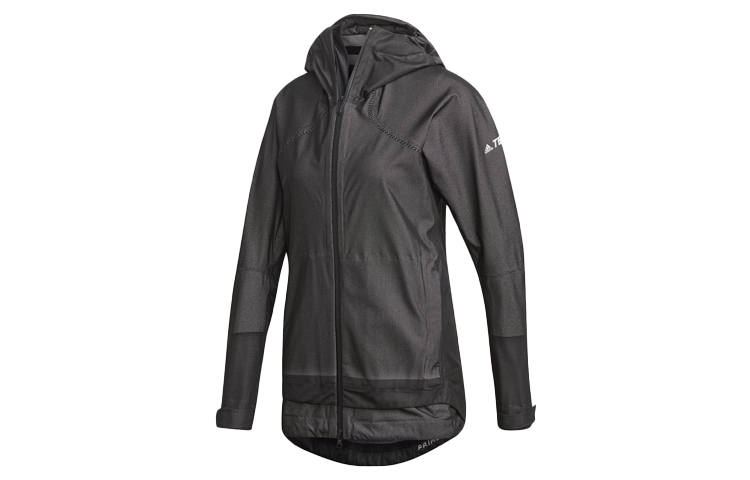 Adidas Adidas ESSENTIALS Jackets Women's Black Hooded Moderate