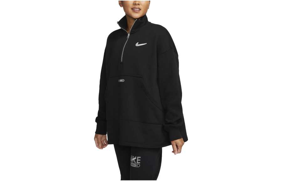 Nike Nike Sweatshirts Women's Black Stand Collar Moderate Other