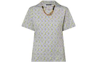LOUIS VUITTON 1ABRY0 3D Monogram Hooded T-Shirt