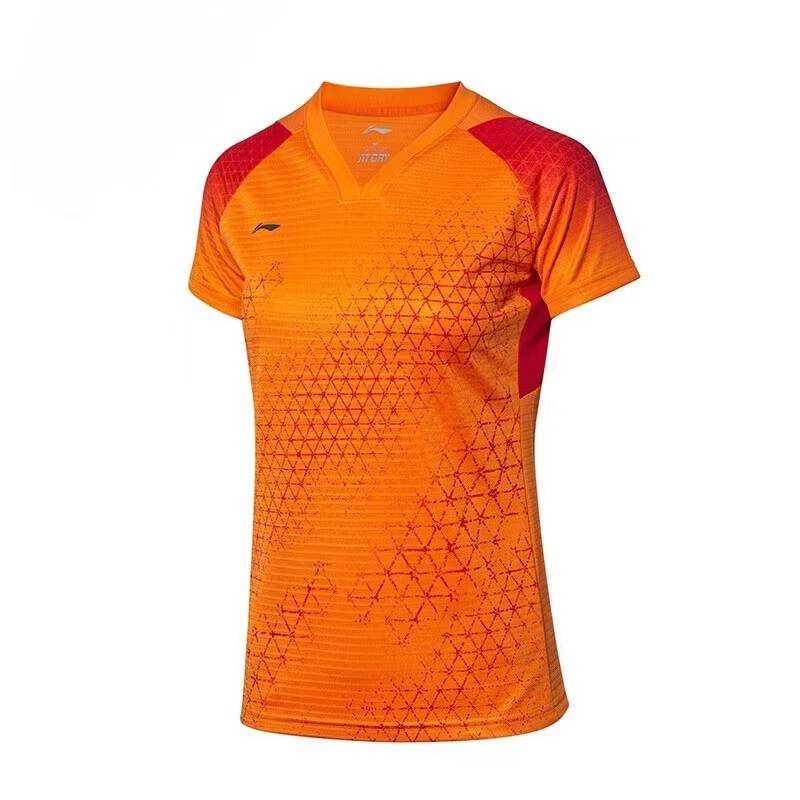 Li-Ning Li Ning Badminton Collection T Shirt Women's Orange