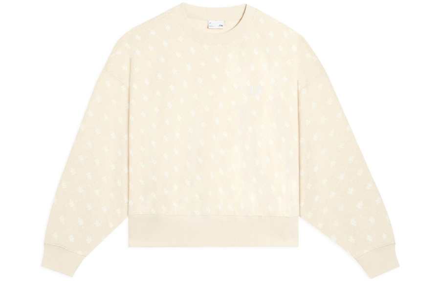 Li-Ning Li Ning Sports Trendy Collection Sweatshirt Women's Ecru