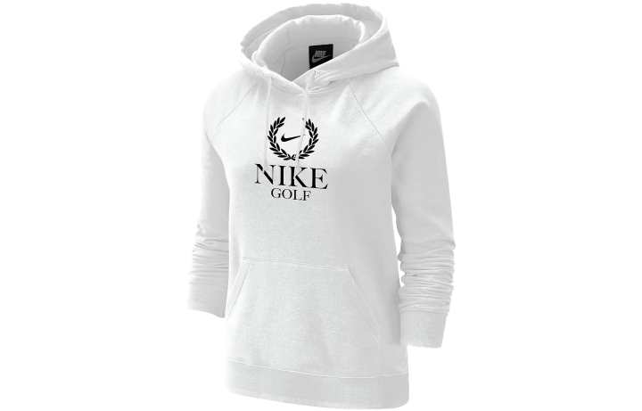 Nike Nike Sweatshirts Women's White Hooded Moderate Regular