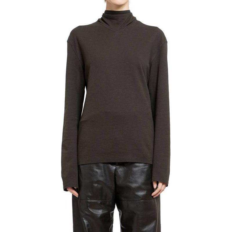Lemaire Lemaire Mock Neck Long Sleeved Top