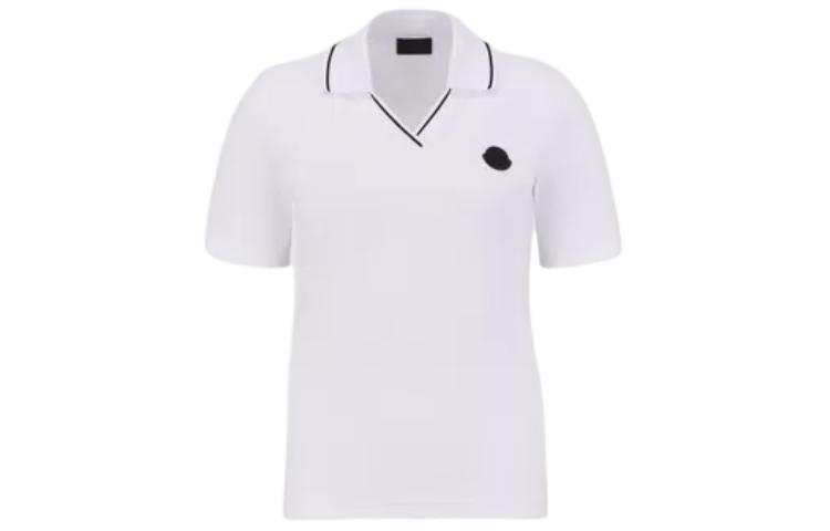 Moncler Moncler Logo Patch Short Sleeved Polo Shirt