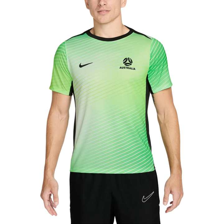 Nike Nike Australia National Team Soccer Jersey Men's Toxic Green/Night Forest