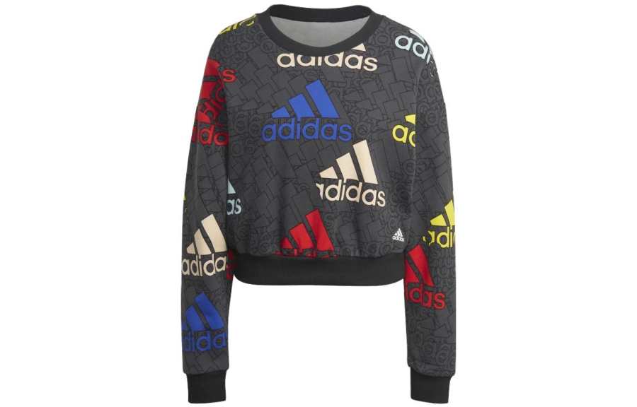 Adidas Adidas Sweatshirts Women's Multicolor Crew Neck Moderate Regular