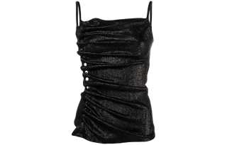 Paco Rabanne Rabanne Draped Asymmetric Strappy Top