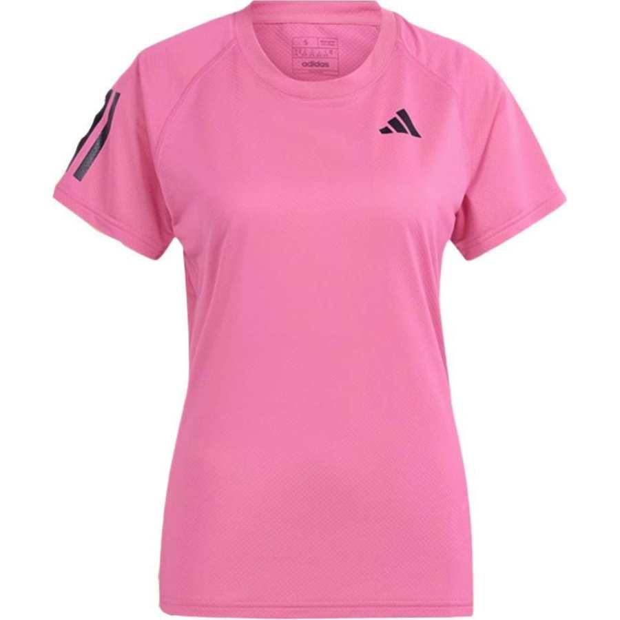 Adidas Adidas T Shirts Women's Pink Crew Neck Moderate Straight Fit