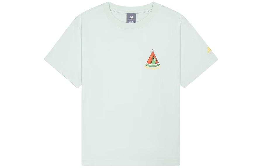 New Balance New Balance Drop Shoulder Sleeve T Shirt Women's Light Blue