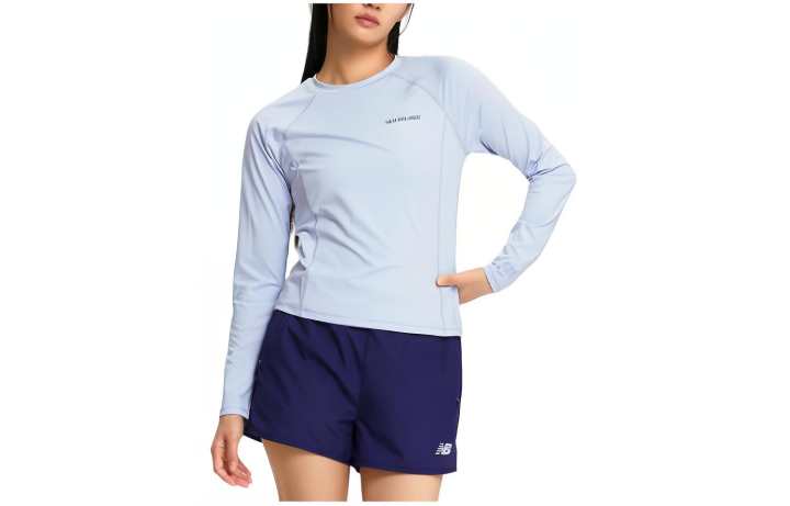 New Balance New Balance Regular T Shirt Women's Blue