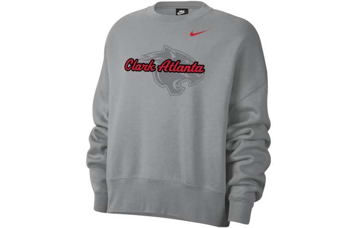Nike Nike Sweatshirts Women's Gray Crew Neck Moderate Regular