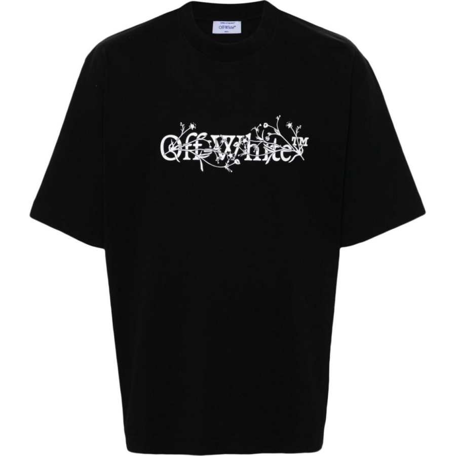 OFF-WHITE Bookish Flower Skate Crewneck T-Shirt
