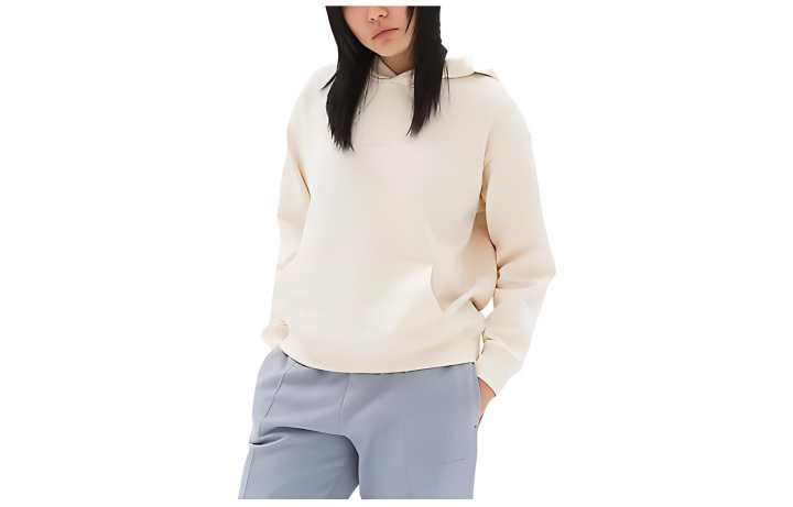 New Balance New Balance Sweatshirts Women's Ecru Hooded Moderate Regular