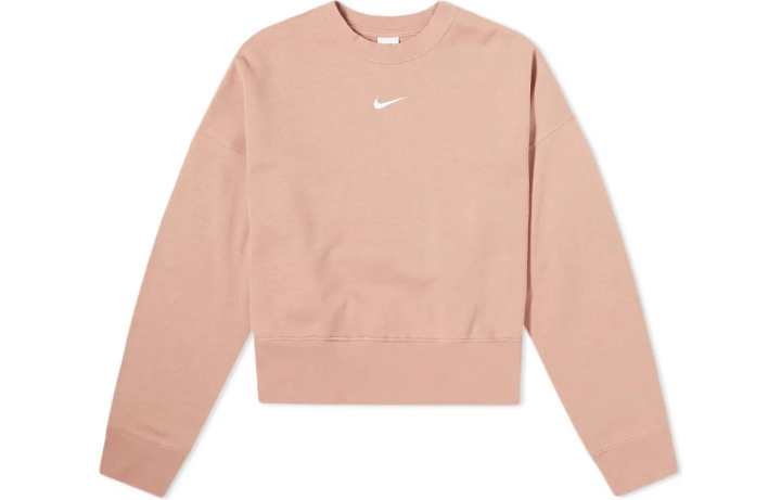 Nike Nike Sweatshirts Women's Pink Crew Neck Moderate Regular