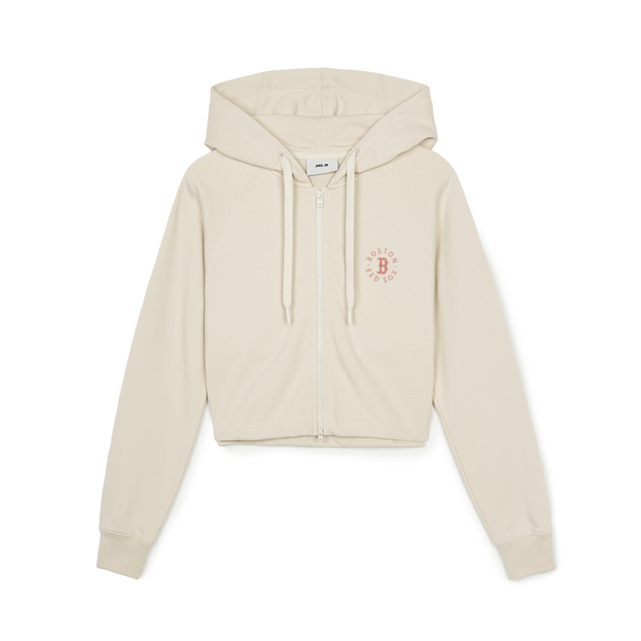 MLB MLB x CIRCLE Basic Logo Boston Red Sox Sweatshirt Women's Cream