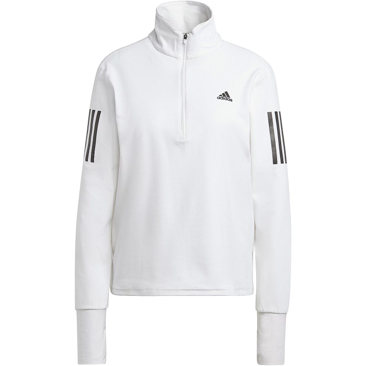 Adidas Adidas Sweatshirts Women's White Stand Collar Moderate Other