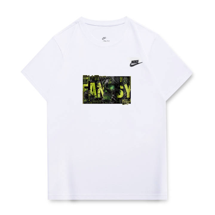 Nike Nike T Shirts Unisex White Crew Neck Moderate Straight Fit