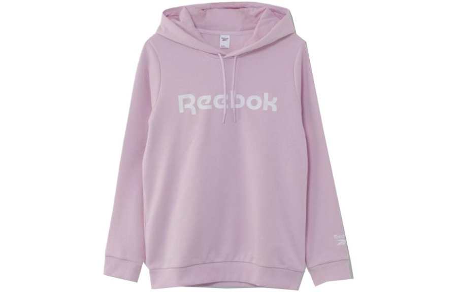 Reebok Sweatshirts Women's Pink Hooded Moderate Regular