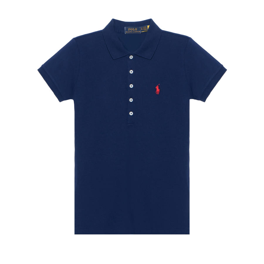 Polo Ralph Lauren Polo Shirt Slim Fit Women's Marine Blue