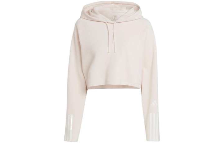 Adidas Adidas Sweatshirts Women's White Hooded Moderate Regular