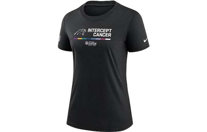 Nike Nike T Shirts Women's Black Crew Neck Moderate Straight Fit
