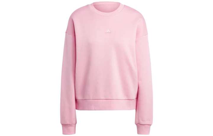 Adidas Adidas Sweatshirts Women's Pink Crew Neck Moderate Regular