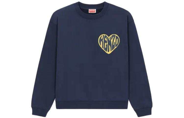 KENZO Sweatshirts Women's Blue Crew Neck Moderate Regular