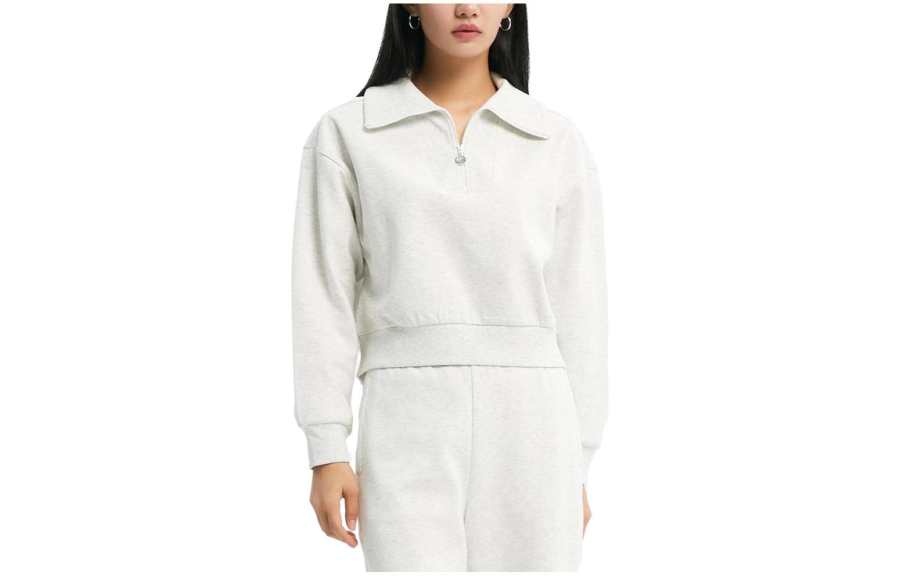 New Balance New Balance Sweatshirts Women's Gray Lapel Moderate Other