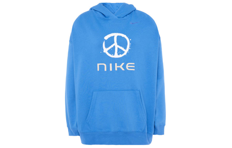 Nike Nike Sweatshirts Women's Blue Hooded Moderate Regular