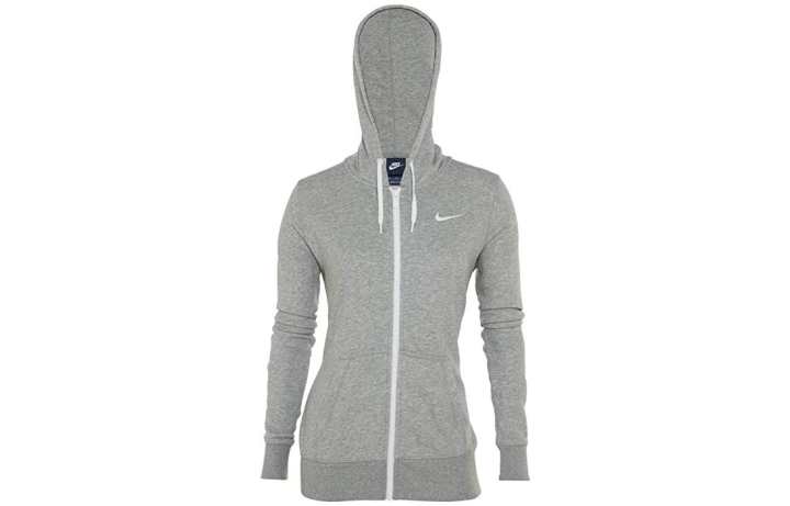 Nike Nike Sweatshirts Women's Light Gray Hooded Moderate Regular